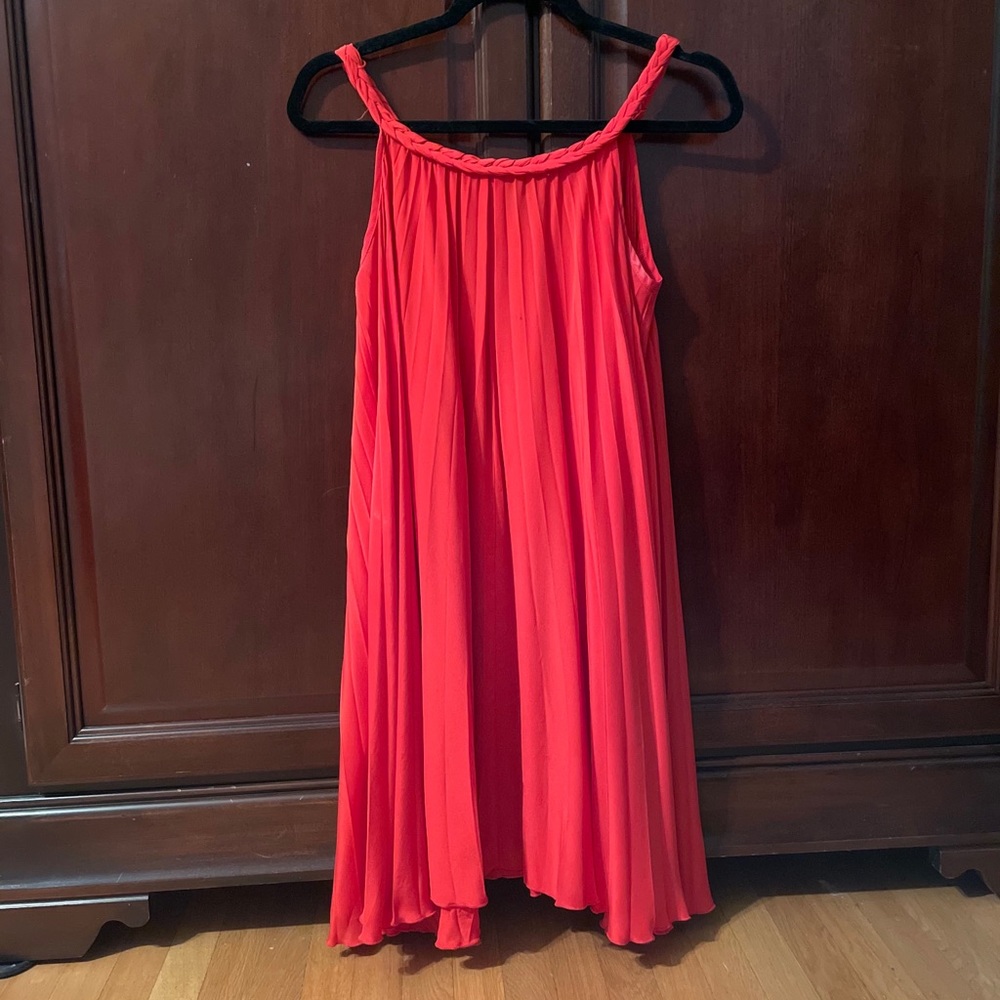 ABS collection Allen Schwartz pleated flowy dress